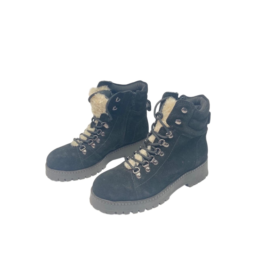 Crown Vintage CV-Hopper Black‎ Suede Hiking Snow Boots 9M